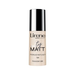 Lirene City Matt Mattierendes und glättendes Gesichtsfluid /205/ Sand 30 ml