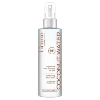 Lirene Coconut Water органічна бронзуюча вода для тіла 200 мл