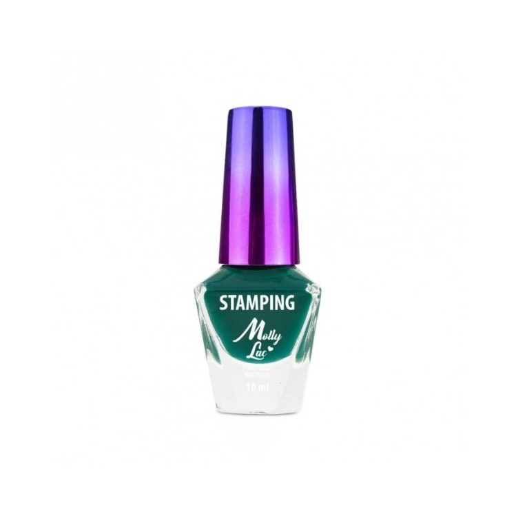 MollyLac Stamping and stamping varnish Green 10 ml