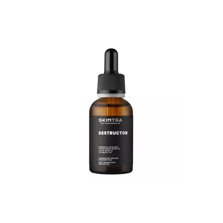 SkinTra Destructor jaarrond zure Peeling 24% 30 ml