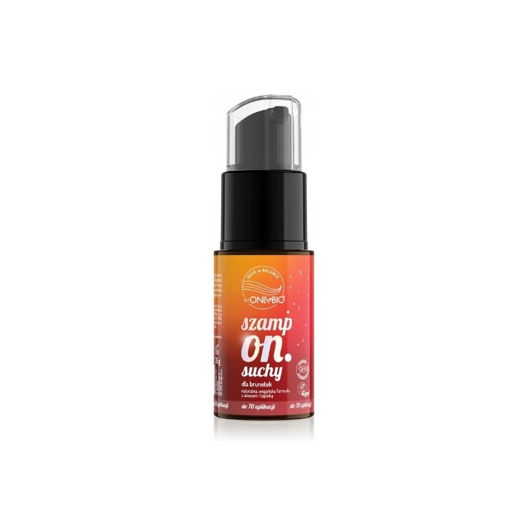 Сухий шампунь для брюнеток ONLYBIO Hair in Balance 35 г
