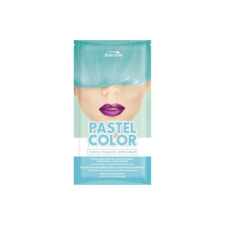 Joanna Pastel Color Шампунь-фарба для волосся Бірюзовий 35 г