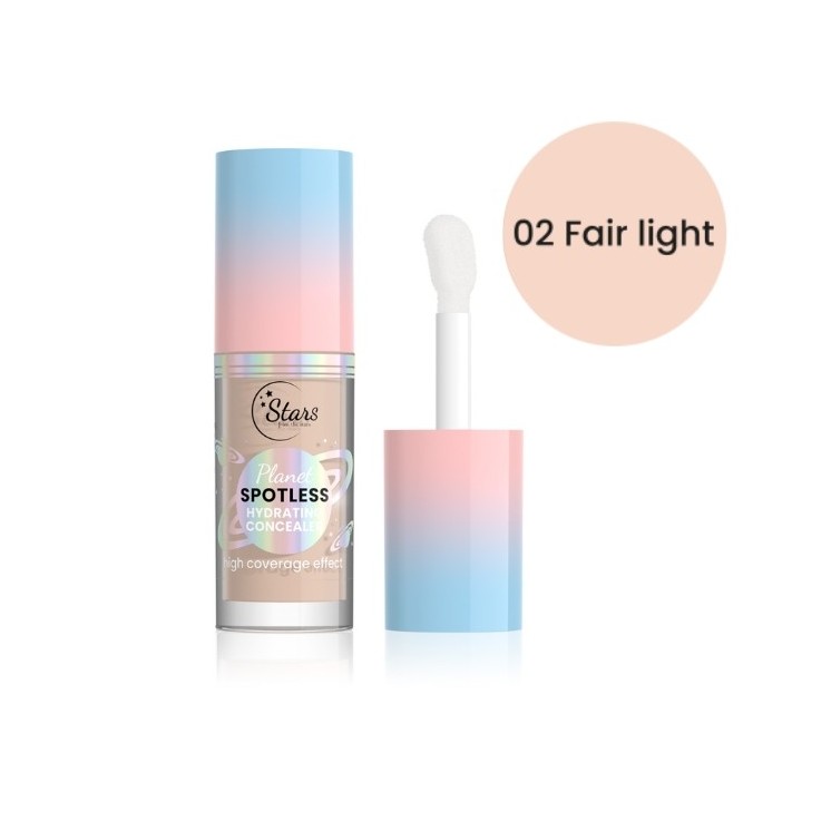 Stars from the Stars Planet Vlekkeloos dekkende en hydraterende Gezichtsconcealer /02/ Fair light 6 g