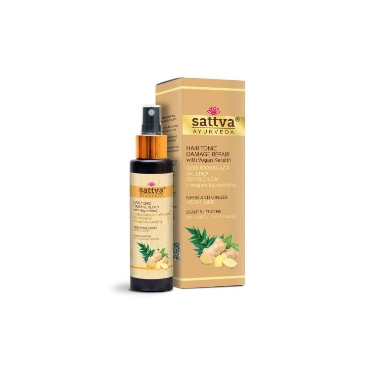 Sattva Ayurveda Regenerierende Neem- und Ingwer-Kopfhautlotion 100 ml