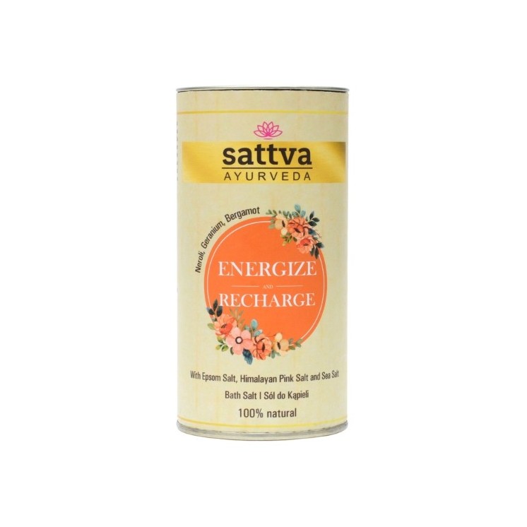 Сіль для ванн Sattva Ayurveda Energize&Recharge 300 г