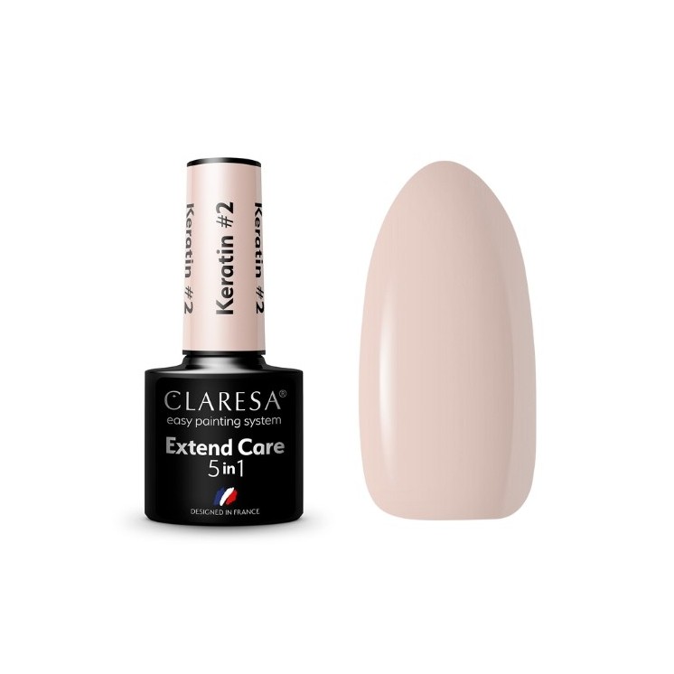 Claresa Hybrid Nail Base 5 in 1 Keratin /02/ 5G