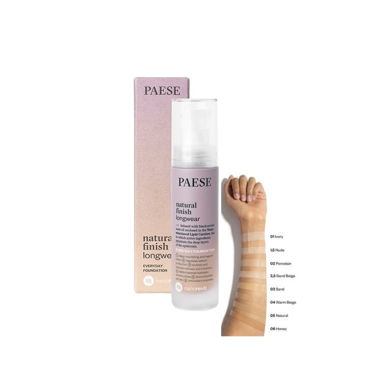 Paese Nanorevit langanhaltende Foundation mit natürlichem Finish /05/ NATURAL 35 ml