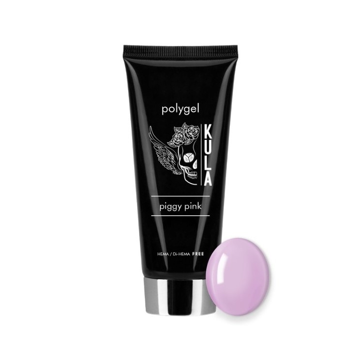 PolyGel acrylgel opbouw Kula Nails Hema/di- Hema free Piggy Pink 50 ml