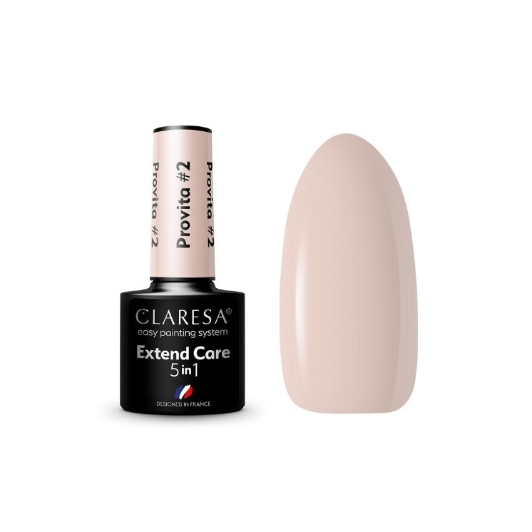 Гібридна база для нігтів Claresa 5 в 1 Provita /02/ 5 G