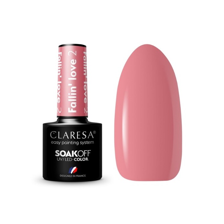 Лак для нігтів Claresa Fallin' Love Hybrid /2/ 5 г