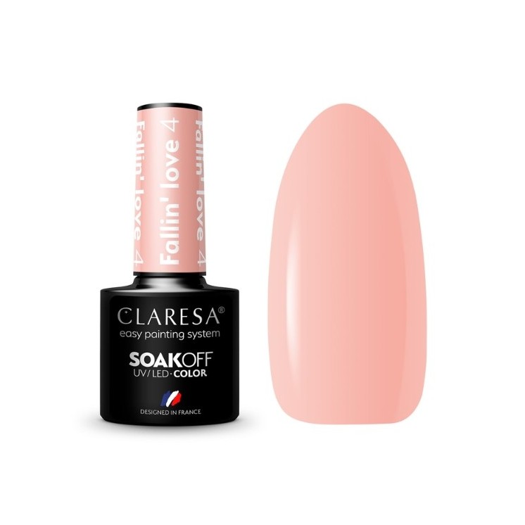 Лак для нігтів Claresa Fallin' Love Hybrid /4/ 5 г