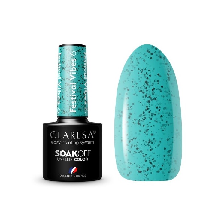 Claresa Festival Vibes Hybrid nail polish /6/ 5 g
