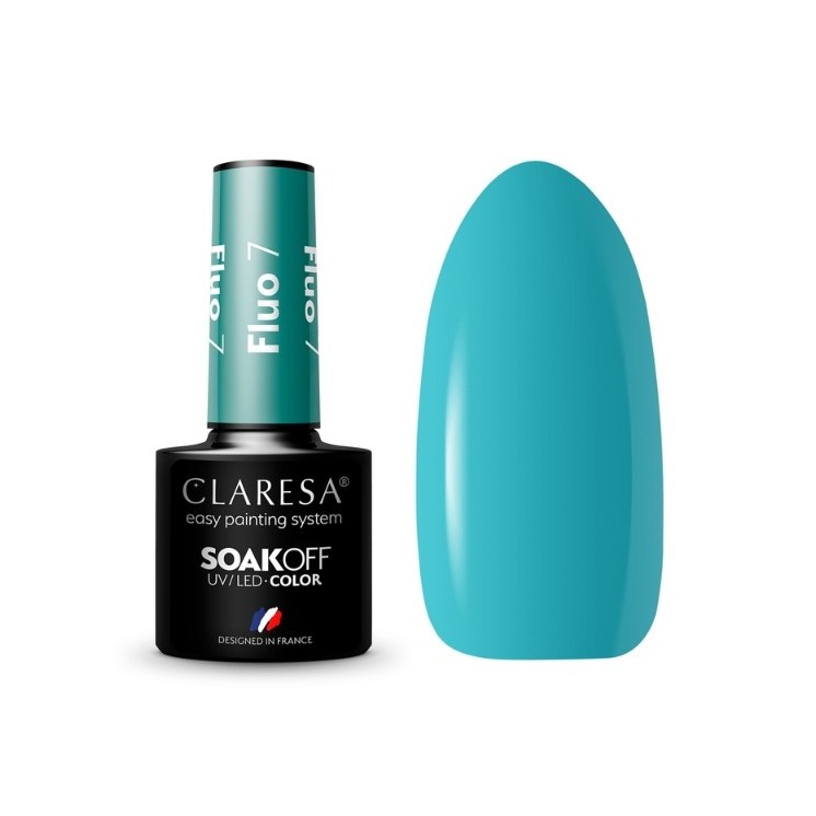 Claresa Fluo Hybrid nail polish /7/ 5 g