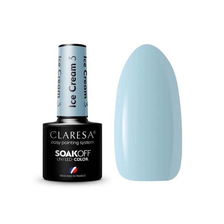 Лак для нігтів Claresa Ice Cream Hybrid /3/ 5 г