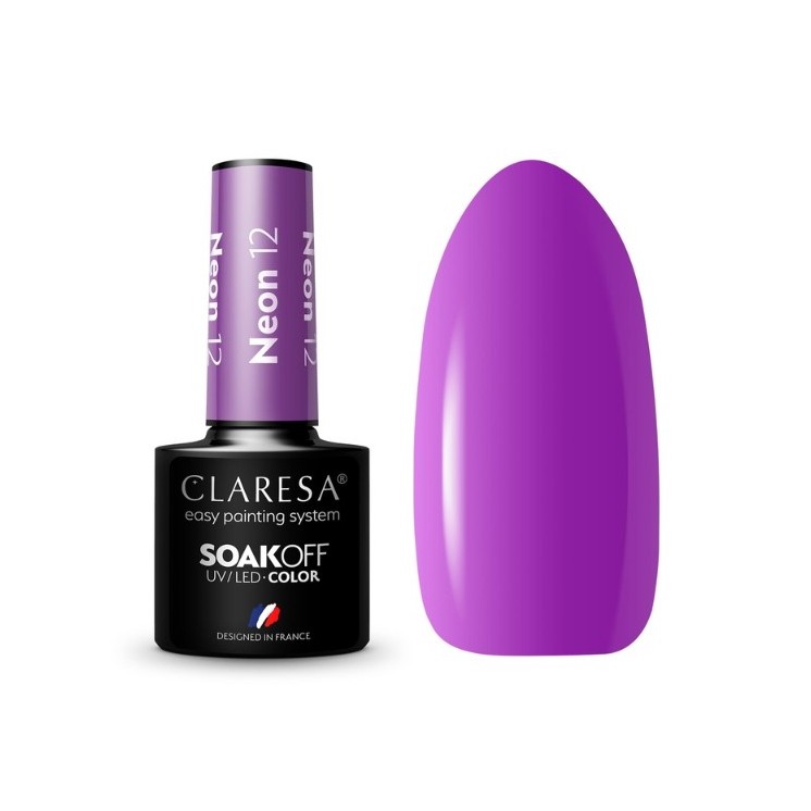Лак для нігтів Claresa Neon Hybrid /12/ 5 г