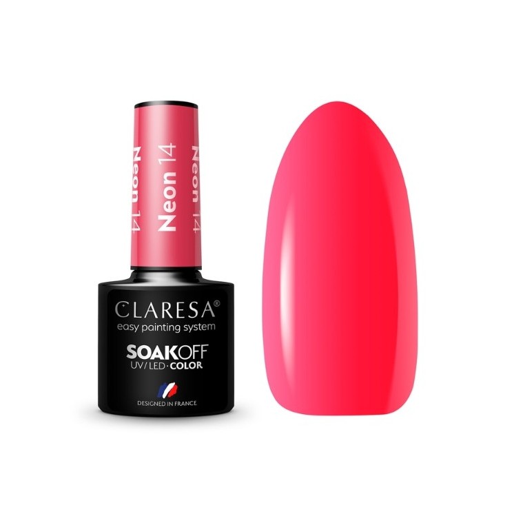 Лак для нігтів Claresa Neon Hybrid /14/ 5 г
