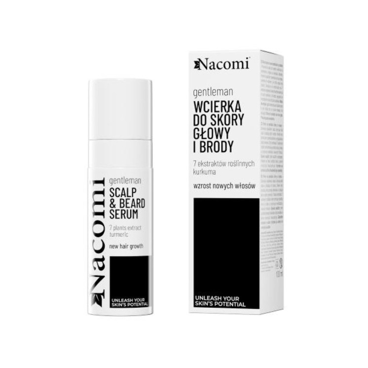 Nacomi Gentelman Hoofdhuid- en baardlotion 100 ml