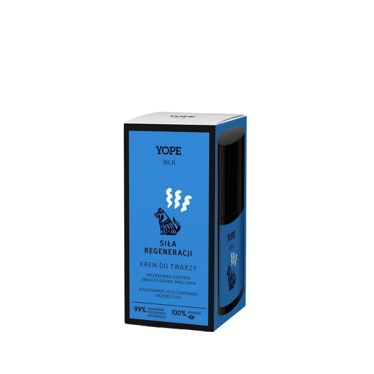 YOPE Men Wood Gesichtscreme für Männer Regenerationskraft 50 ml