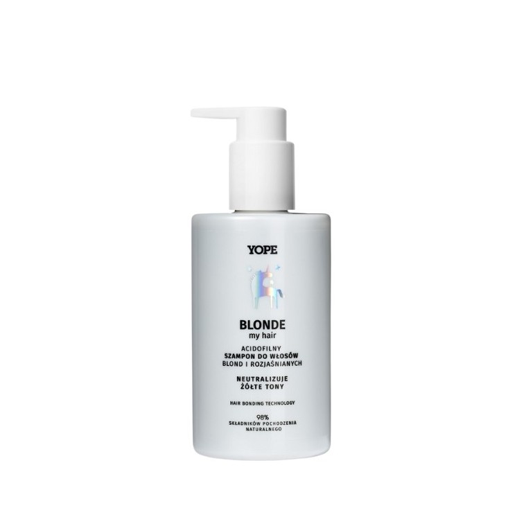 YOPE BLONDE my HAIR Acidofiele shampoo voor blond en geblondeerd haar 300 ml