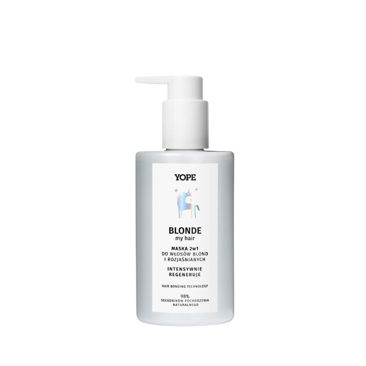 YOPE BLOND my HAIR Кондиціонер-маска 2в1 для світлого та освітленого волосся 300 мл