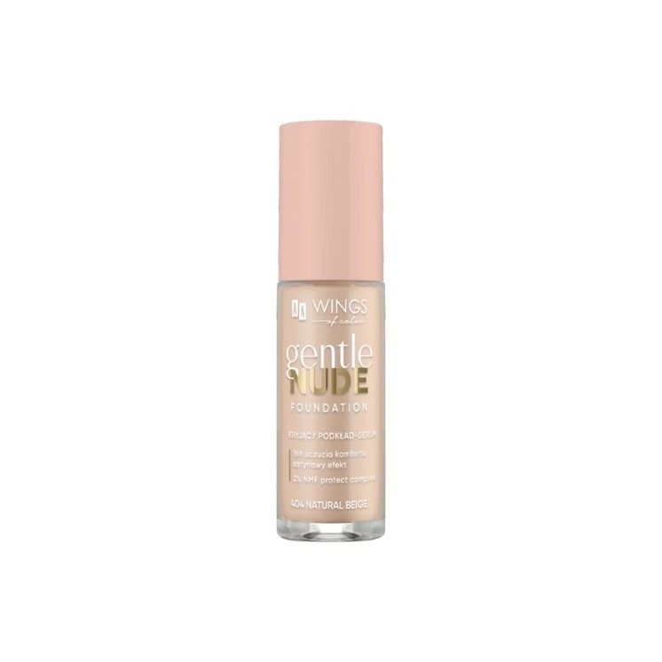 AA Wings of Color Gentle Nude Foundation Abdeckendes Foundation- serum 404 Natural Beige 30 ml