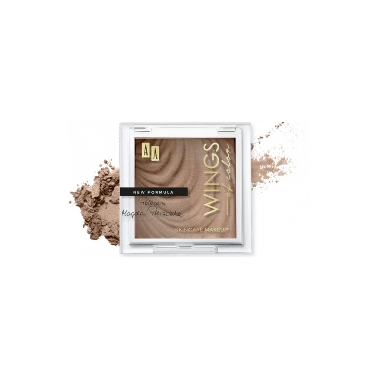 AA Wings of Color Matte Bronze Matte Gesichtskontur-Bronzer 01 Soft Bronze 7 g
