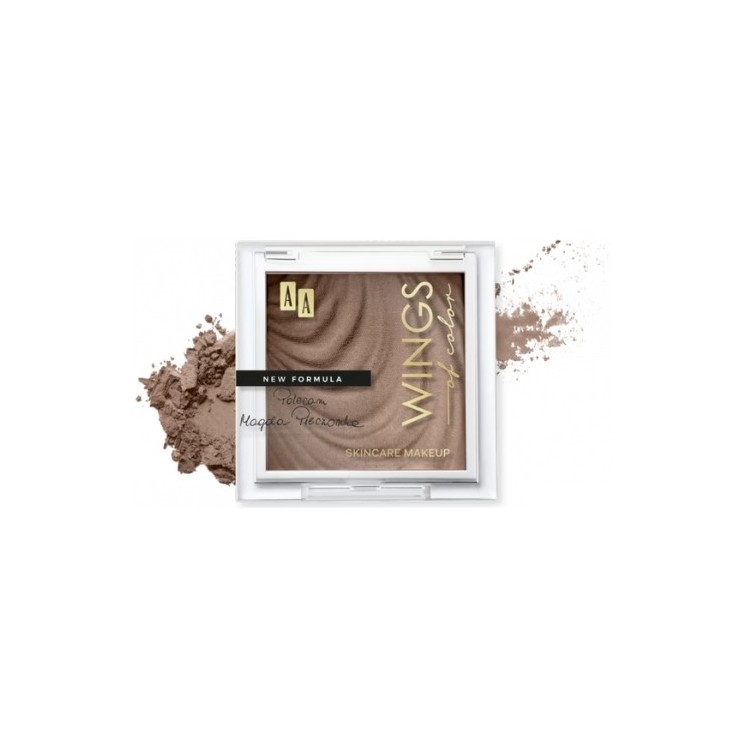 AA Wings of Color Matte Bronze Matte gezichtscontourende bronzer 02 Natural Brons 7 g