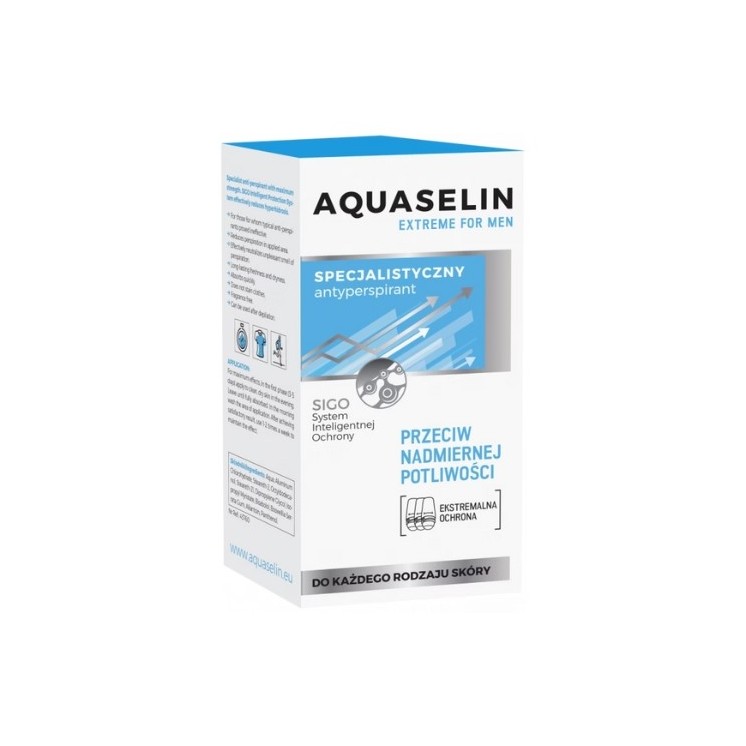 Aquaselin Extreme Men Roll-on gegen übermäßiges Schwitzen 50 ml