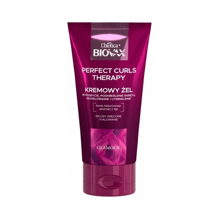 BIOVAX Glamour Perfect Curls Therapy vochtinbrengende gel voor het stylen van golven en krullen 150 ml