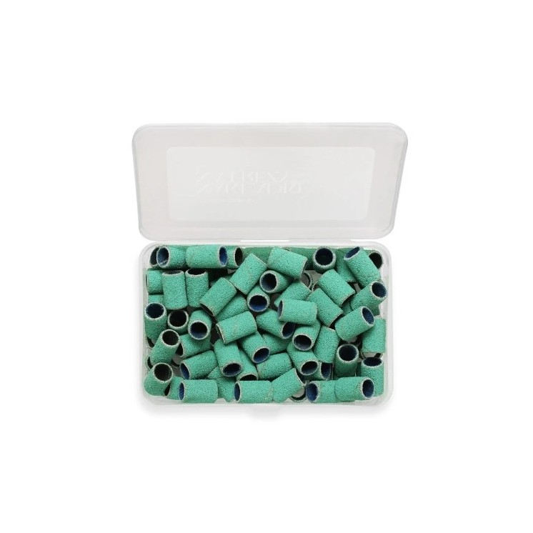 Aba Group Overlays for roller cutters, grit 150, Turquoise, 100 pieces
