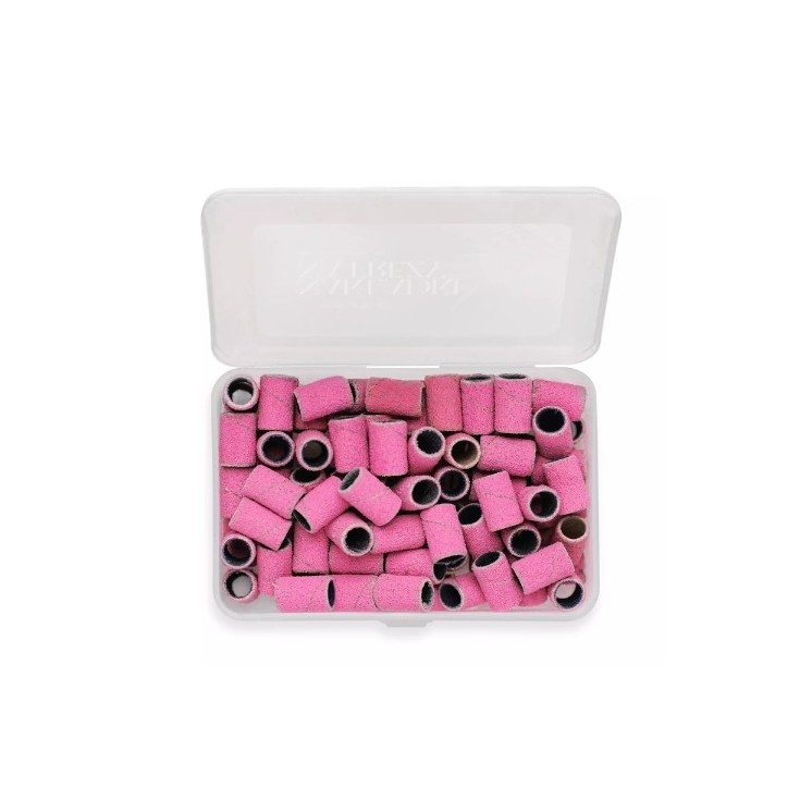 Aba Group Overlays for roller cutters, grit 120, Pink, 100 pieces
