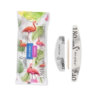 Aba Group Safe Package AllYouNeed Set: schlanke Feile 180/240, Polierer 180/240, Holzstab