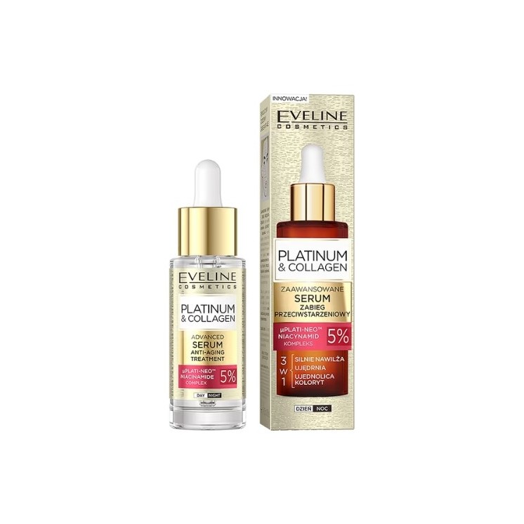 Eveline Platinum &Collagen advanced Serum Anti-Aging-Behandlung 30 ml