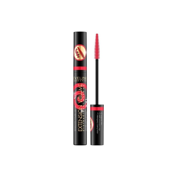 Туш для вій Eveline Extension 4D Volume XXL 10 мл