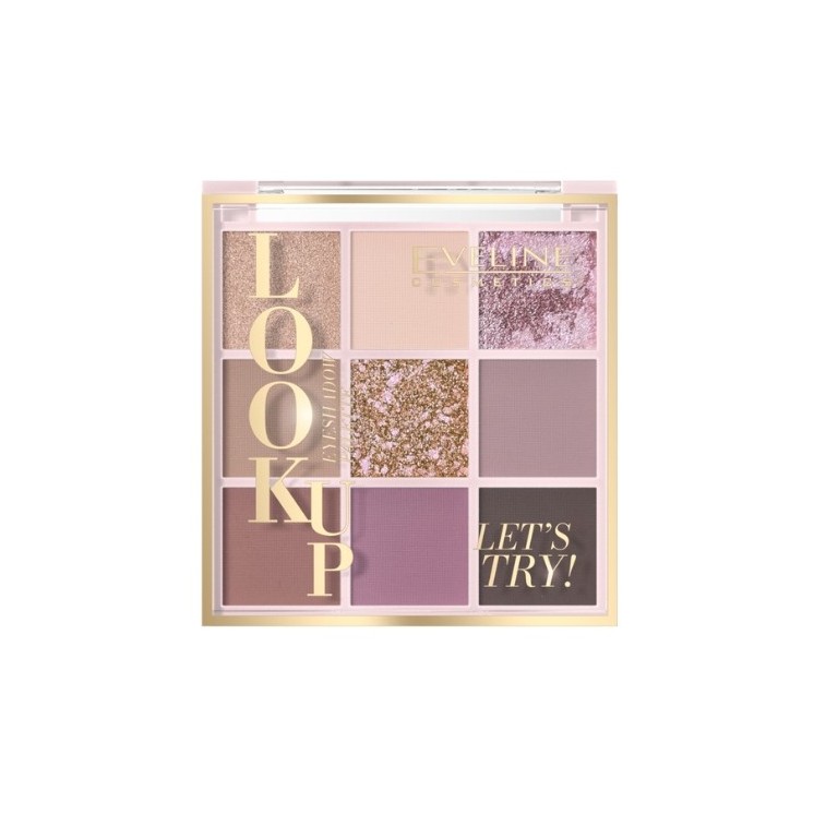 Eveline Look Up Palette з 9 тіней для повік Let's Try! 10,8 г