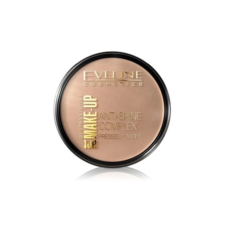 Eveline Art Make-up матуюча мінеральна пудра з шовком /37/ Warm Beige 14 г