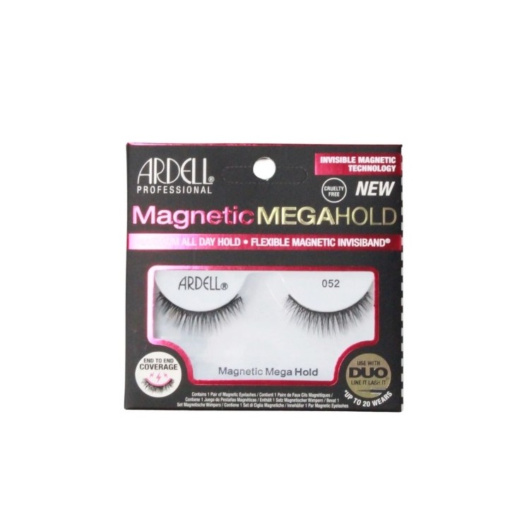 Ardell Magnetic Mega Hold Wimpern auf einem Streifen /052/ Black 1 Paar