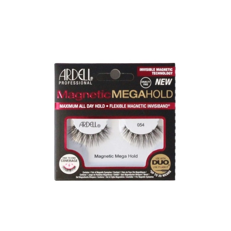 Ardell Magnetic Mega Hold Wimpern auf einem Streifen /054/ Black 1 Paar