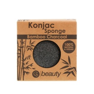 CS Beauty Konjac Bamboo & Houtskoolspons 1 stuk