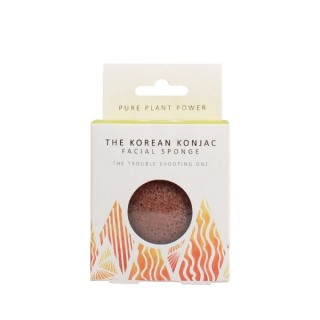 Корейська губка Konjac Sponge Company Konjac Sponge Fire 1 шт