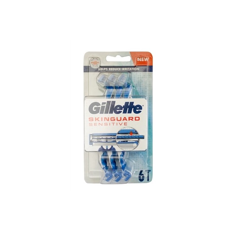 Gillette Skinguard Sensitive Razors 6 pieces