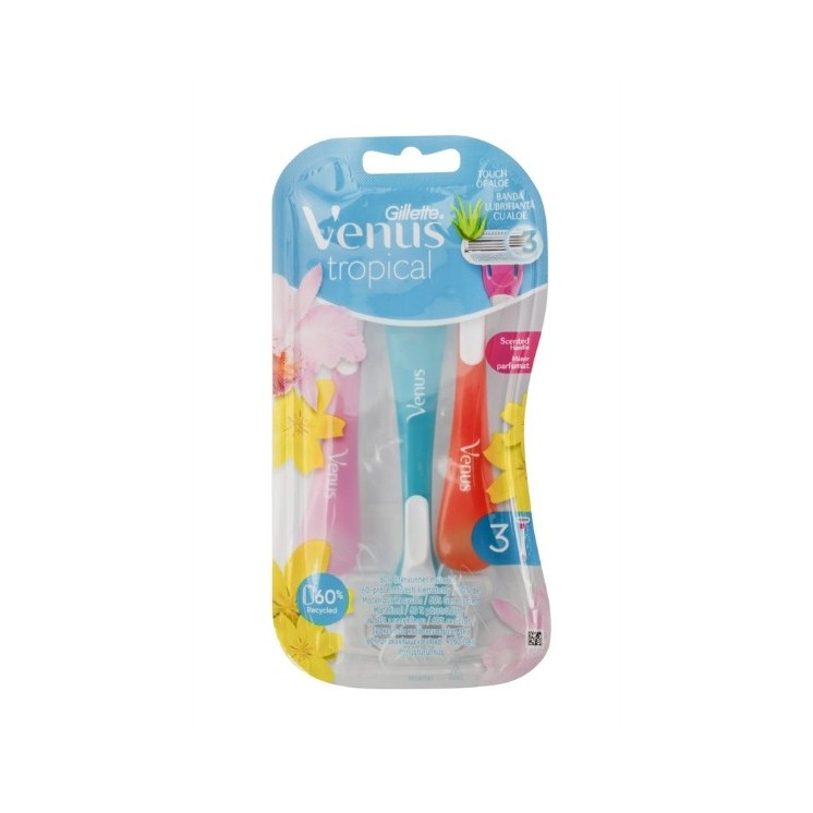 Gillette Venus Tropical Razors 3 pieces