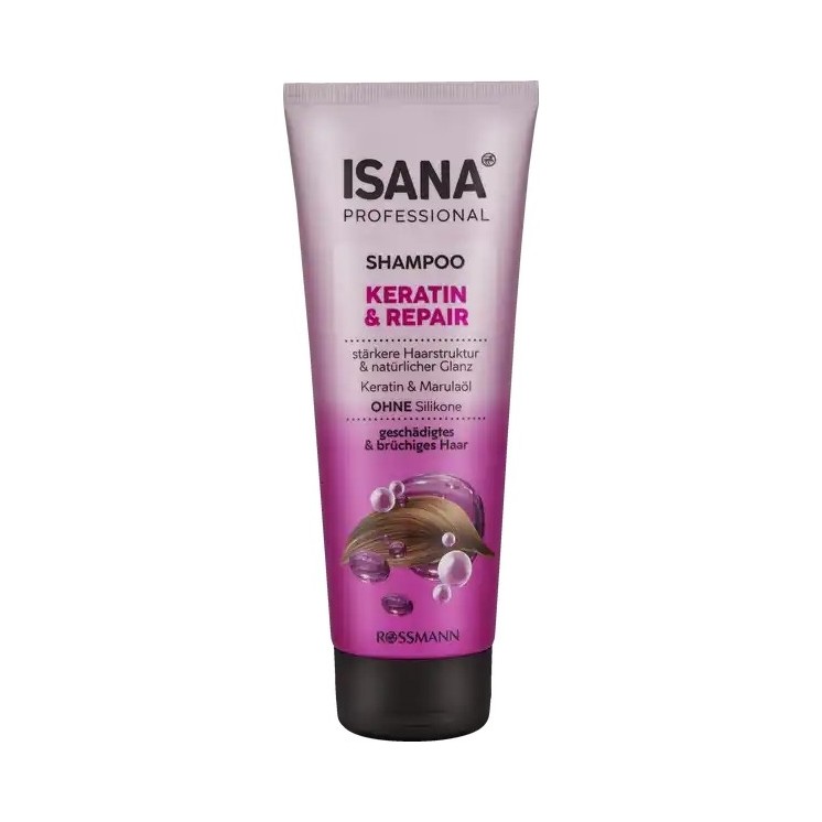 Isana Professional шампунь для волосся з кератином 250 мл