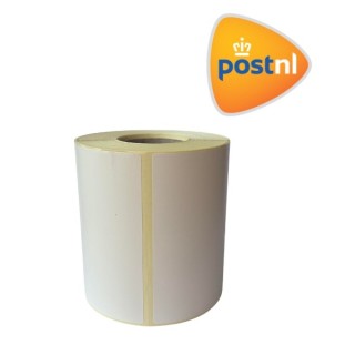 Post.NL Versandetikett weiß, 102 mm x 150 mm, 300 Etiketten auf einer Rolle, 25 mm Kern, thermisch ECO , langlebig, 1 Stück