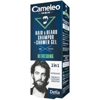 Delia Cameleo Men 2в1 освіжаючий шампунь і гель для душу для чоловіків 150 мл