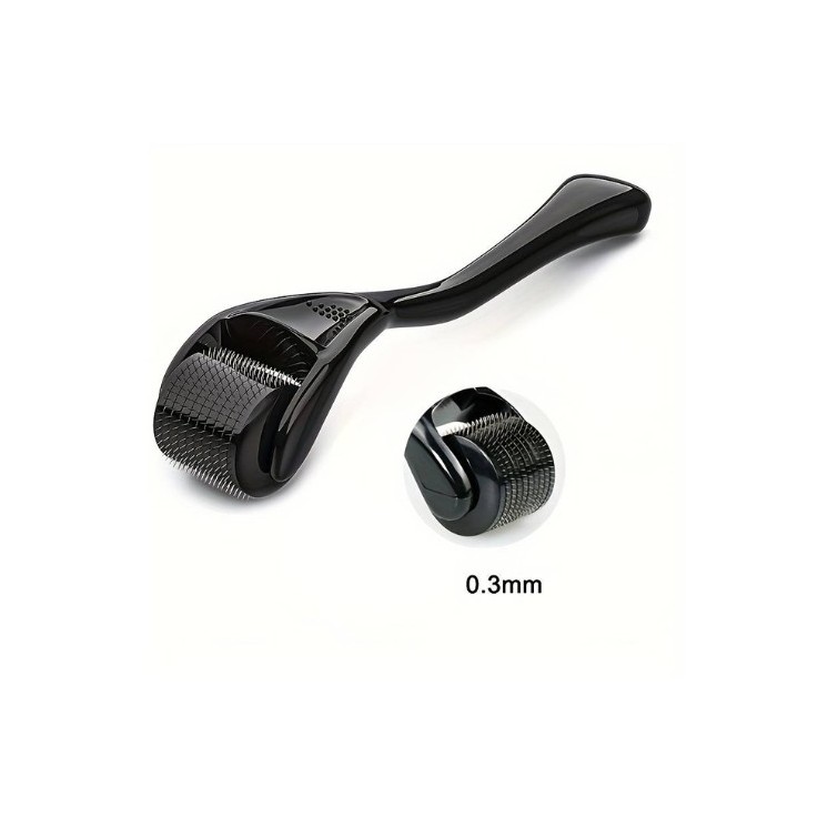 Мікроголковий Dermoroller для обличчя та тіла 540 Голки 0,30мм Black 1 шт.