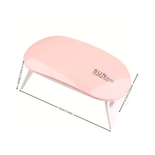Mini UV/ LED 6W manicure voor USB Pink 1 stuk