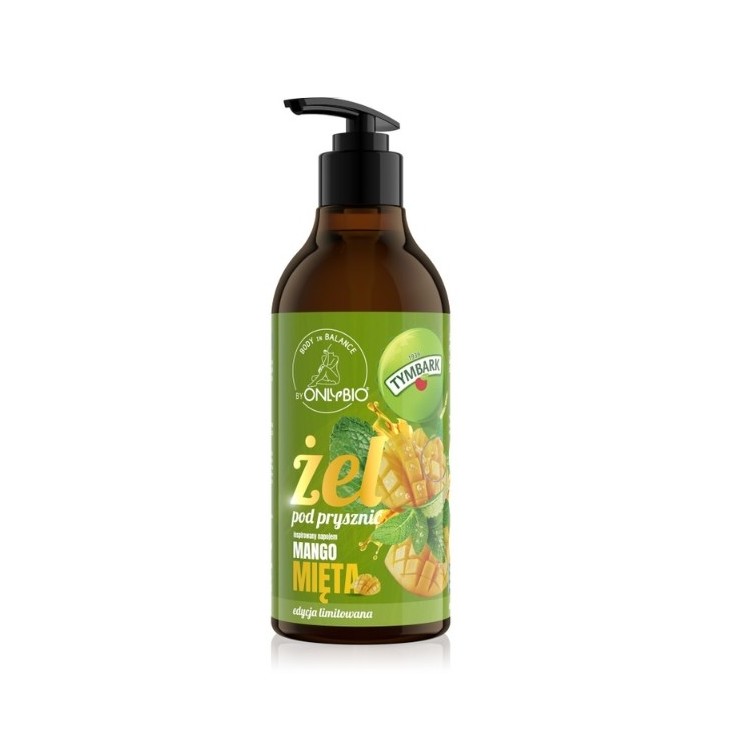 Гель для душу OnlyBio Body in Balance x Tymbark Mango - Mint Shower Gel 400 мл