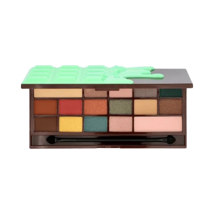 Makeup Revolution I Heart Makeup Palette mit 16 Lidschatten Chocolate Mint 3,66 g