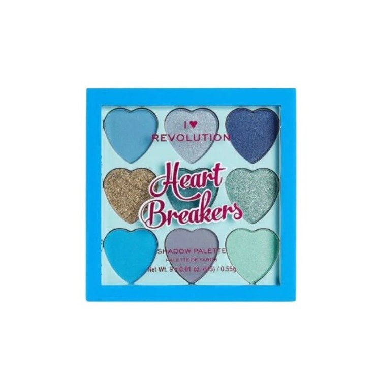 Makeup Revolution I Heart Makeup Palette з 9 тіней для повік Heart Brakers Daydream 0,55 г